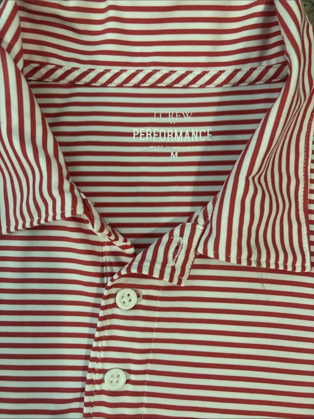 J Crew Striped Polo Shirt